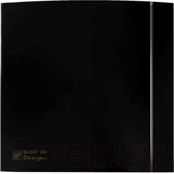 Изображение товара Вентилятор накладной Soler&Palau Silent-200 CRZ Matt Black Design / 5210425400-013100