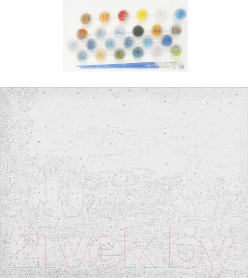 Изображение товара Картина по номерам MultiArt Берег / CANV30X40-MULTI16