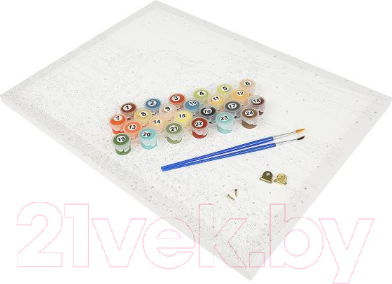 Изображение товара Картина по номерам MultiArt Лошади / CANV30X40-MULTI19