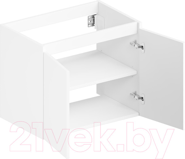 Изображение товара Тумба под умывальник ЗОВ Монови 60 / M60LW0LW-LDSPW (подвесная/белый)