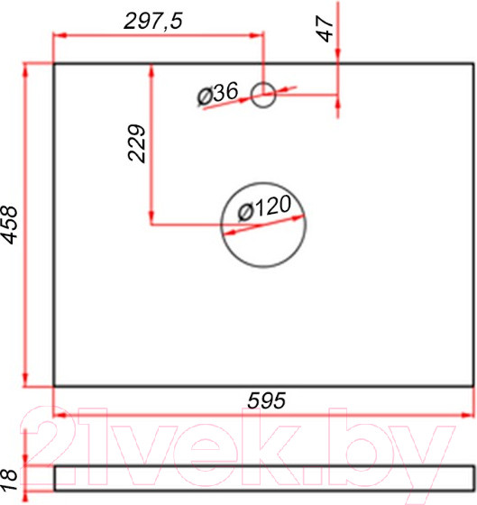 Изображение товара Тумба под умывальник ЗОВ Монови 60 / M60LW0LW-LDSPW (подвесная/белый)