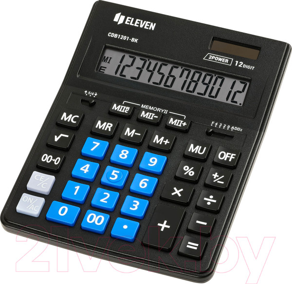 Изображение товара Калькулятор Eleven Business Line / CDB1201-BK/BL (черный/синий)