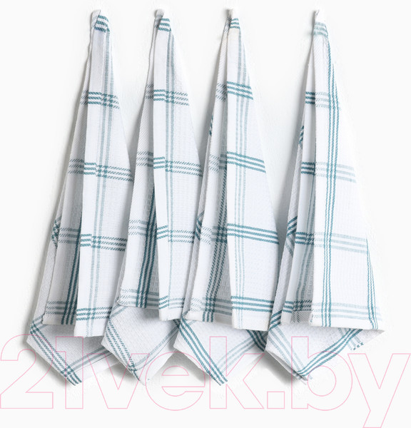 Изображение товара Набор сервировочных салфеток Этель 10400898 (4шт, голубой)