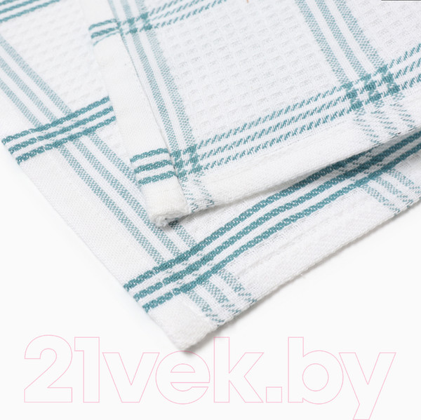 Изображение товара Набор сервировочных салфеток Этель 10400898 (4шт, голубой)