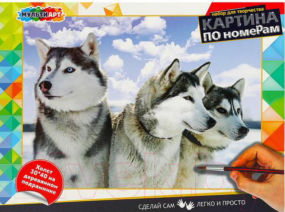 Изображение товара Картина по номерам MultiArt Лайки / CANV30X40-MULTI47