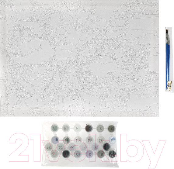 Изображение товара Картина по номерам MultiArt Лайки / CANV30X40-MULTI47