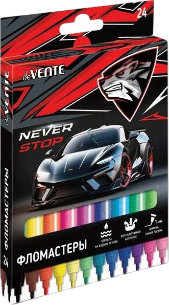 Изображение товара Фломастеры deVente Never Stop / 5083428 (24цв)