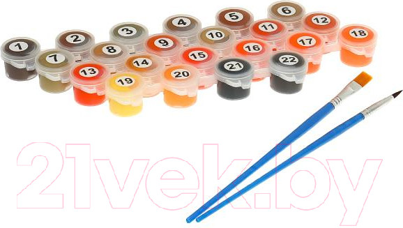 Изображение товара Картина по номерам MultiArt Тигрята / CANV40-50-5