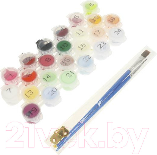 Изображение товара Картина по номерам MultiArt Азалии / CANV30X40-AZAL