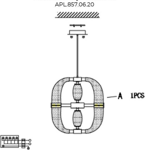 Изображение товара Люстра Aployt APL.857.06.60