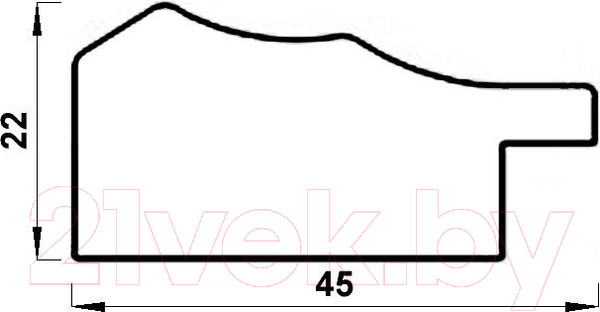 Изображение товара Рамка Мирам 682261-16 (40x50)