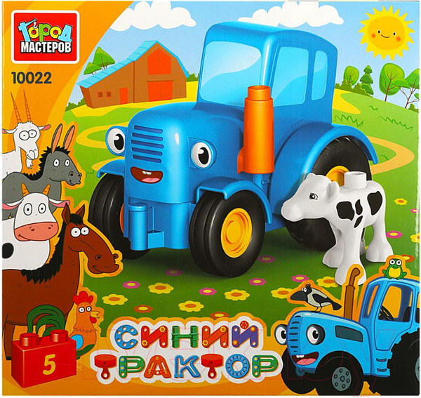 Изображение товара Игрушка-конструктор Город мастеров Синий Трактор / 10022-GK (48)