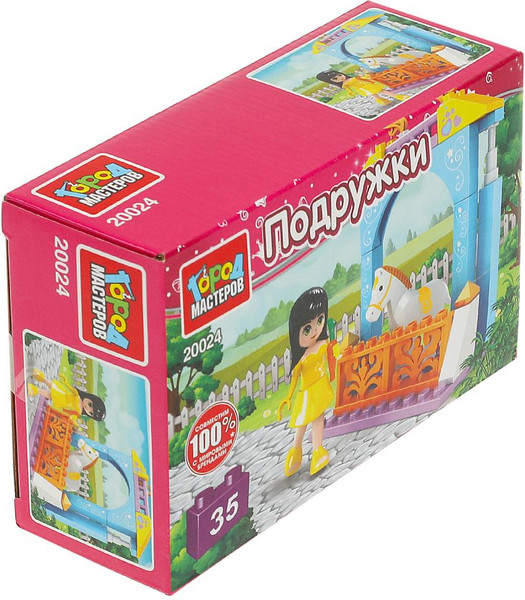 Изображение товара Конструктор Город мастеров Девочка с лошадкой / 20024-AA