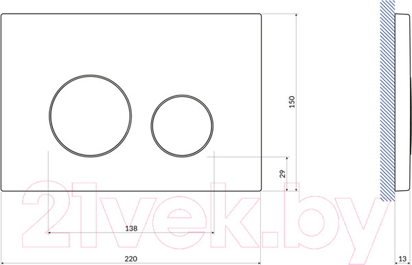 Изображение товара Унитаз подвесной с инсталляцией AM.PM X-Joy C851701SC + Cersanit Vector S-IN-MZ-VECTOR + Twins 63534