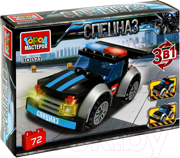 Изображение товара Конструктор Город мастеров Джип-спецназа 3в1 / 30071-JS