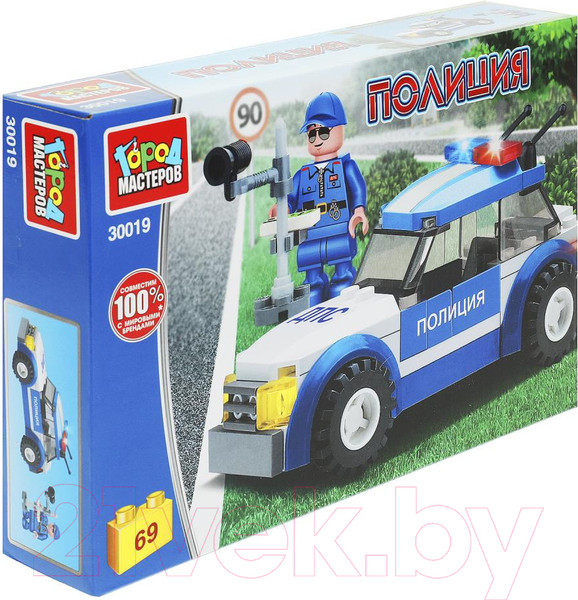 Изображение товара Конструктор Город мастеров Полицейская машина / 30019-KK