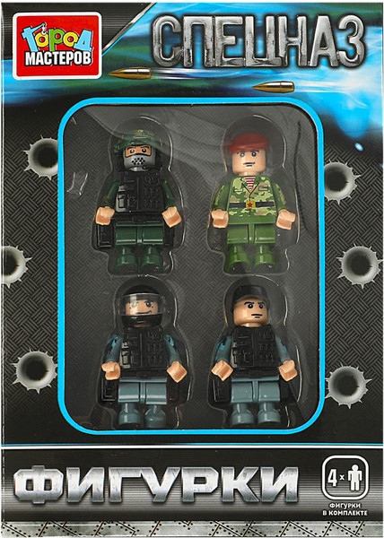 Изображение товара Элемент конструктора Город мастеров Спецназ / 18044-KK