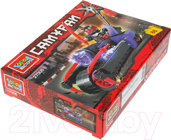 Изображение товара Конструктор Город мастеров Самурай на мотоцикле /  27006-CY