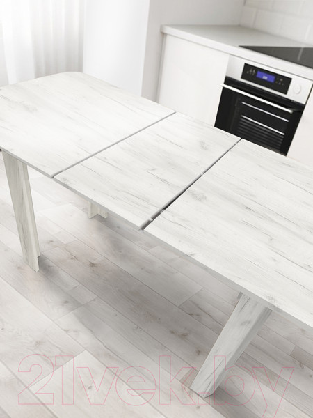 Изображение товара Обеденный стол Артём-Мебель СН-130.01 (дуб крафт белый)