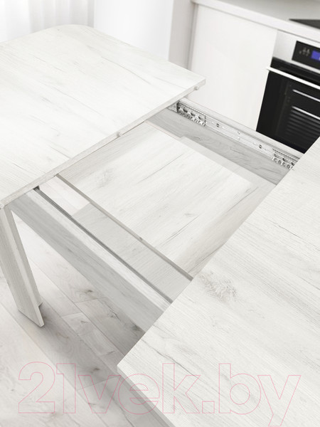 Изображение товара Обеденный стол Артём-Мебель СН-130.01 (дуб крафт белый)