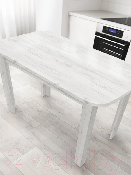 Изображение товара Обеденный стол Артём-Мебель СН-130.01 (дуб крафт белый)
