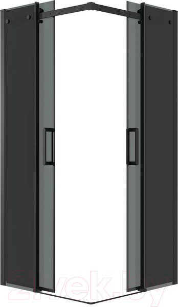 Изображение товара Душевой уголок Grossman Classic 80x80x195 / 300.K33.04.8080.21.10 (черный матовый/тонированное стекло)