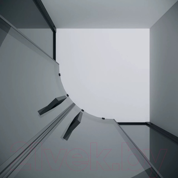 Изображение товара Душевой уголок Grossman Cosmo 80x80x195 / 301.K33.02.8080.21.10 (черный матовый/тонированное стекло)