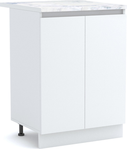 Изображение товара Шкаф-стол кухонный Артём-Мебель Мэри 600мм СН-114.230 (белый)