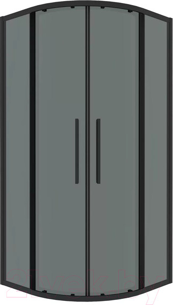 Изображение товара Душевой уголок Grossman Cosmo 100x100x195 / 301.K33.02.1010.21.10 (черный матовый/тонированное стекло)