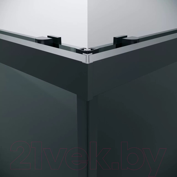 Изображение товара Душевой уголок Grossman Cosmo 80x80x195 / 300.K33.02.8080.21.10 (черный матовый/тонированное стекло)
