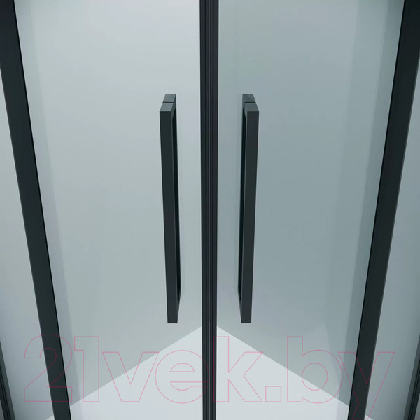 Изображение товара Душевой уголок Grossman Cosmo 80x80x195 / 301.K33.02.8080.21.00 (черный матовый/прозрачное стекло)