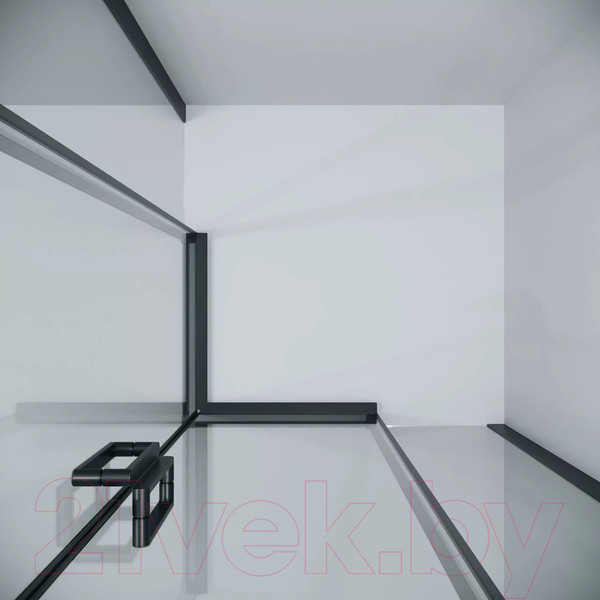 Изображение товара Душевой уголок Grossman Classic 80x80x195 / 300.K33.04.8080.21.00 (черный матовый/прозрачное стекло)