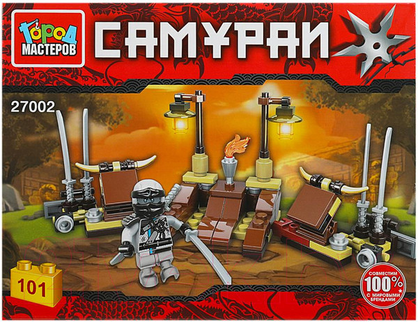 Изображение товара Конструктор Город мастеров Самураи / 27002-CY