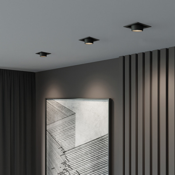 Изображение товара Точечный светильник Elektrostandard 25087/LED 8W 4000K (черный)