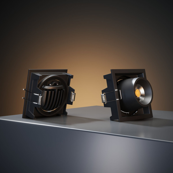 Изображение товара Точечный светильник Elektrostandard 25087/LED 8W 4000K (черный)