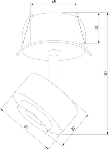 Изображение товара Точечный светильник Elektrostandard 25089/LED 6W 4000K (белый)