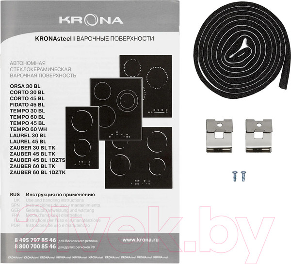 Изображение товара Электрическая варочная панель Krona Zauber 30 BL TK / КА-00005753