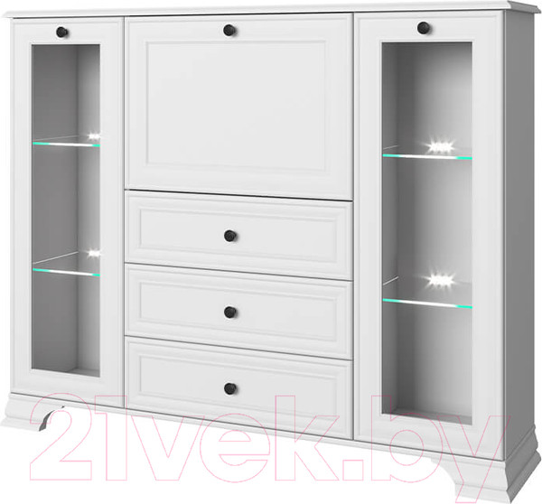 Изображение товара Тумба Anrex Tiffany 2V1D3S (белый)