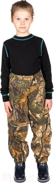 Изображение товара Костюм для охоты и рыбалки Huntsman Детский Антигнус летний Твил-Пич Светлый лес (р-р 36-38/134-140)