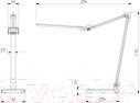 Изображение товара Настольная лампа Elektrostandard Great TL70240 (серебристый)