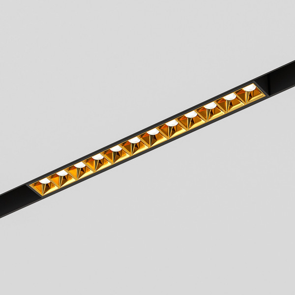 Изображение товара Трековый светильник Elektrostandard Slim Magnetic Artas 12W 4000K 85103/01 (черный/золото)