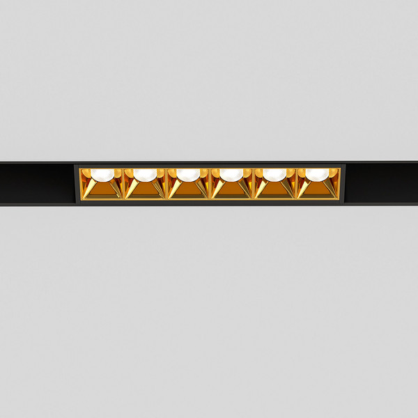 Изображение товара Трековый светильник Elektrostandard Slim Magnetic Artas 6W 4000K 85101/01 (черный/золото)