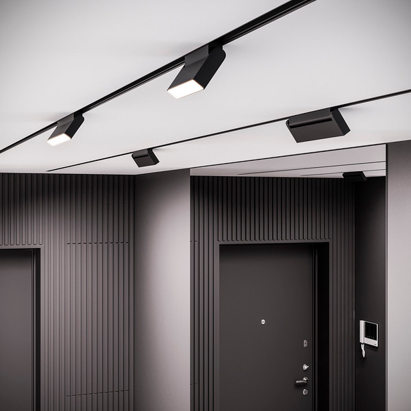 Изображение товара Трековый светильник Elektrostandard Slim Magnetic Kos 6W 4200K 85084/01 (черный)