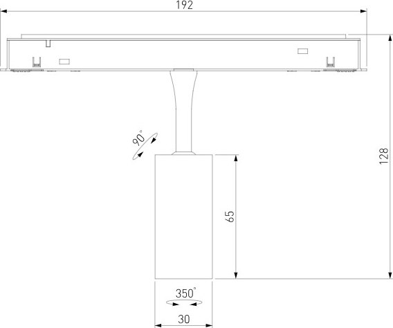 Изображение товара Трековый светильник Elektrostandard Slim Magnetic Dim Cantors 5W 2700-6500K 85071/01 (латунь)