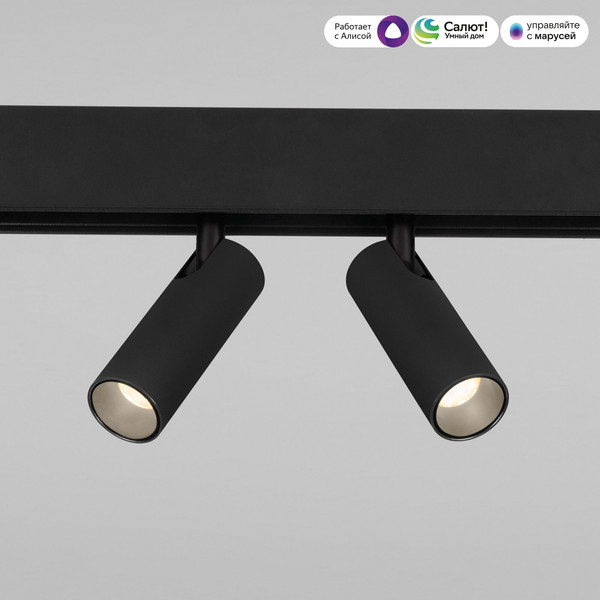 Изображение товара Трековый светильник Elektrostandard Slim Magnetic Dim Dual 14W 2700-6500K 85056/01 (черный)