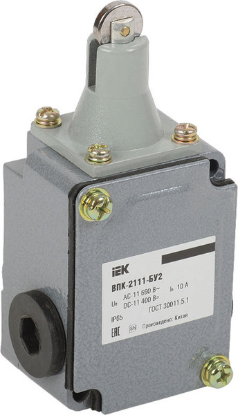 Изображение товара Выключатель путевой IEK ВПК-2111-БУ2 / KV-1-2111-1