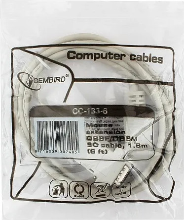 Изображение товара Кабель Gembird CC-133-6-N (1.8м)