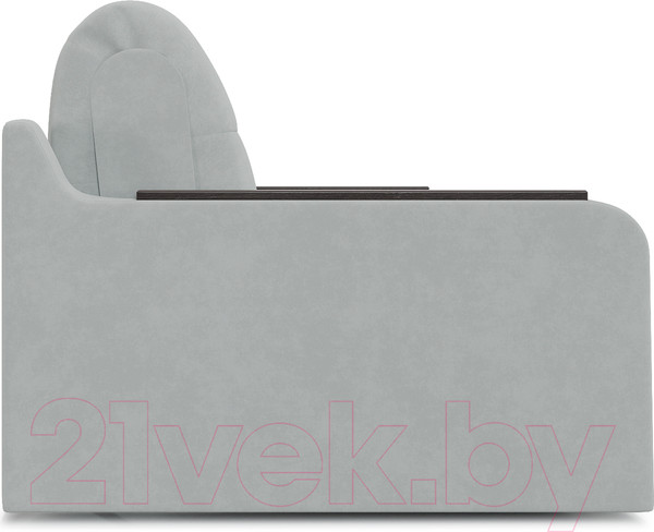 Изображение товара Диван Mebel-Ars Кэнди НПБ 120x200  (Vivaldi 06 светло-серый)