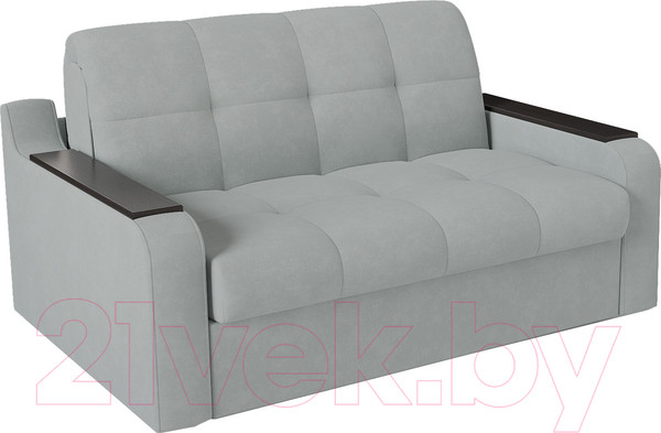Изображение товара Диван Mebel-Ars Кэнди НПБ 120x200  (Vivaldi 06 светло-серый)