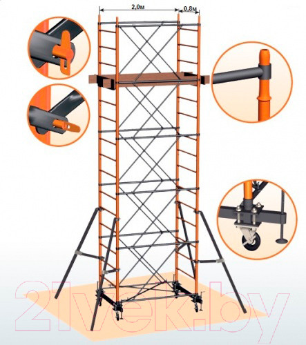 Изображение товара Вышка-тура Тапанар Радиан 0.8x2.0x4.0